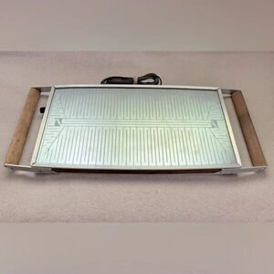 Vintage Salton Hotray Warming Tray-Vtg-70s-Retro-Kitchen Hot Plate-Potluck-WORKS